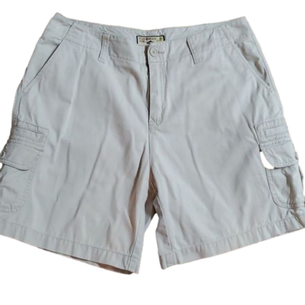 Caribbean Joe Women's Cargo Shorts - Light Gray